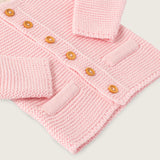 CHOM23MOI23 Chompa Algodón Rosa S/. 116 Chompa cardigan Baby Girl Rikury Rikury