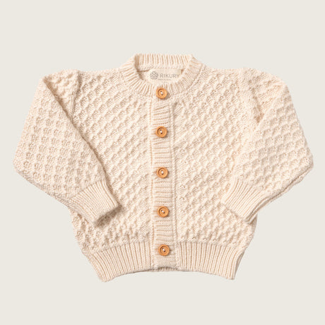 PACK13MOI24 Pack tejido 3 piezas Ivory S/. 199 Chompa cardigan Baby Boy Rikury Rikury