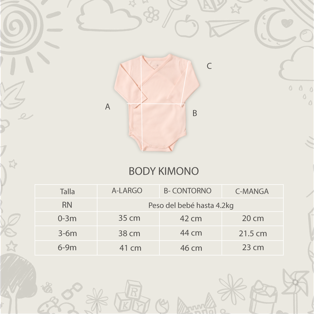 Body Kimono Rosa